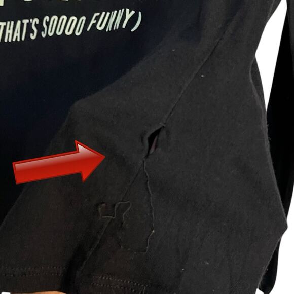 Children's Place My Brother Thinks Hes In Charge Graphic T-Shirt Unisex XL Black - Picture 6 of 8